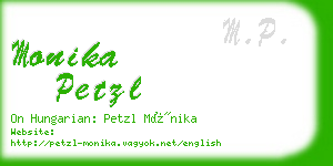 monika petzl business card